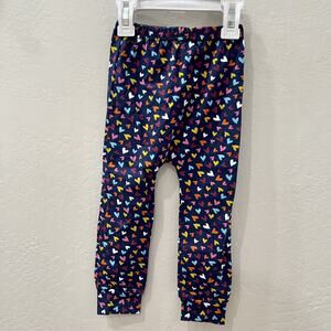 NWT Fred & Noah Navy Rainbow Hearts Leggings